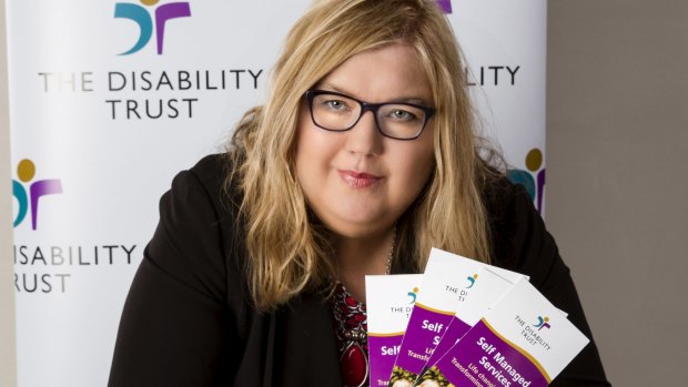 Chief executive of The Disability Trust Margaret Bowen.