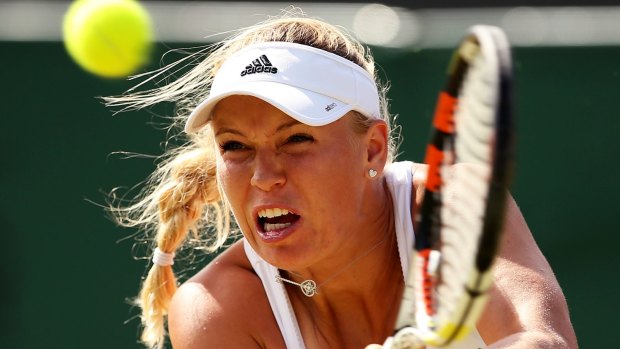 Five-times unlucky: Caroline Wozniacki has fallen in the round of 16 for the fifth time.