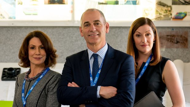 Rob Sitch, who stars in Utopia alongside Kitty Flanagan and Celia Pacquola, said Cross River Rail was "like the poster child project of Australia".