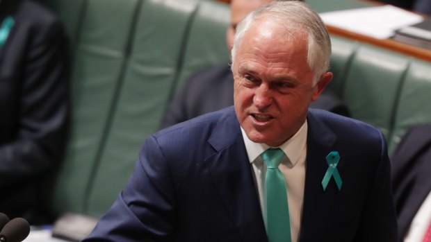 Prime Minister Malcolm Turnbull has been given a mild reprove.
