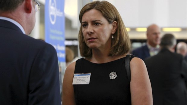 Assistant Minister to the Premier Deb Frecklington at the LNP Campaign Lunch at the Brisbane Convention Centre. 