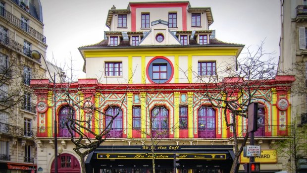 The Bataclan concert hall in central Paris, one of the seven sites targeted by terrorists .