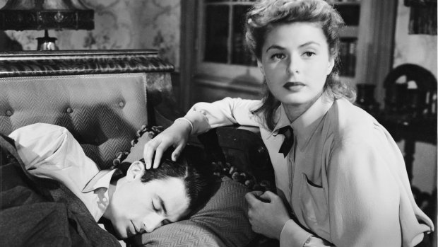 Gregory Peck had an affair in 1945 with Ingrid Bergman, his co-star in  Alfred Hitchcock's <i>Spellbound</i>.
