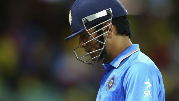 Bizarre innings:  MS Dhoni.