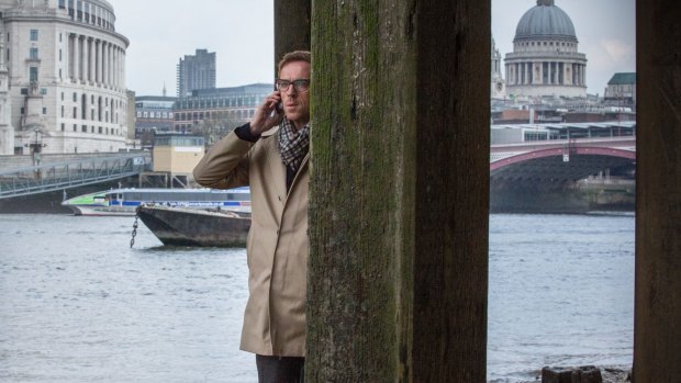Damian Lewis as the disgruntled MI6 spy Hector in 