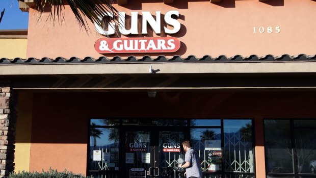 The Guns & Guitars store in Mesquite, Nevada, where Stephen Paddock bought some guns