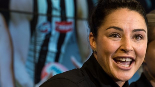 Switch: Sharni Layton will play for Collingwood next year.