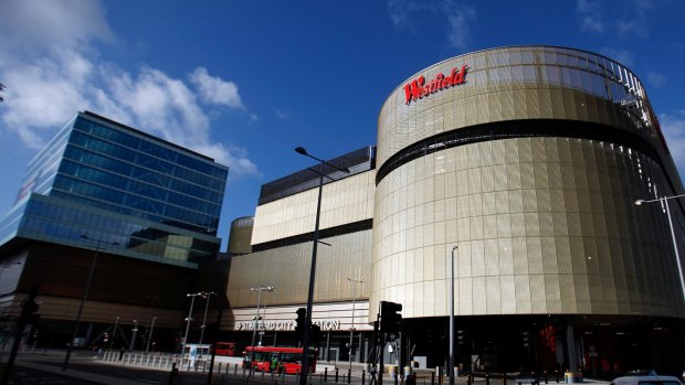 The exterior of the Westfield Stratford City mall in London, operated by Westfield Group, where new apartments are being planned.