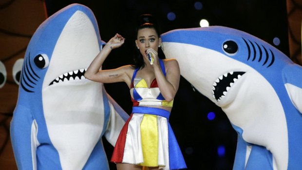 Game time: Katy Perry.