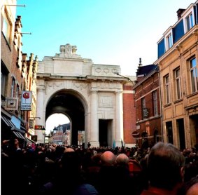 The Last Post at the Menin Gate.