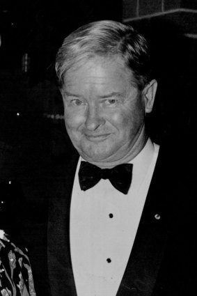 Pat Brazil in 1993, then chairman of the Calvary Hospital board.