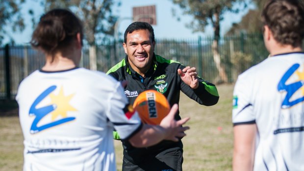 Canberra Raiders prop Jeff Lima (hip) returned to running on Tuesday.