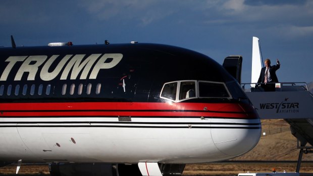 President Donald Trump is a private plane enthusiast. 