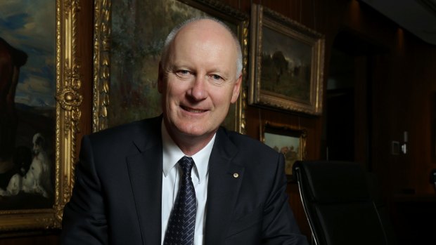 Richard Goyder, managing director of Wesfarmers, is determined to protect Coles' price gap with Woolworths.