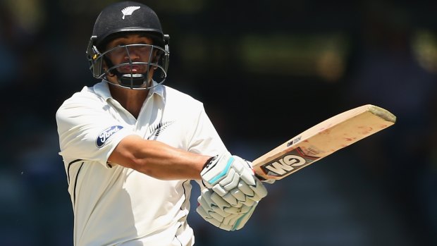Endurance man: Ross Taylor of New Zealand spent nine-and-a-half hours at the crease.
