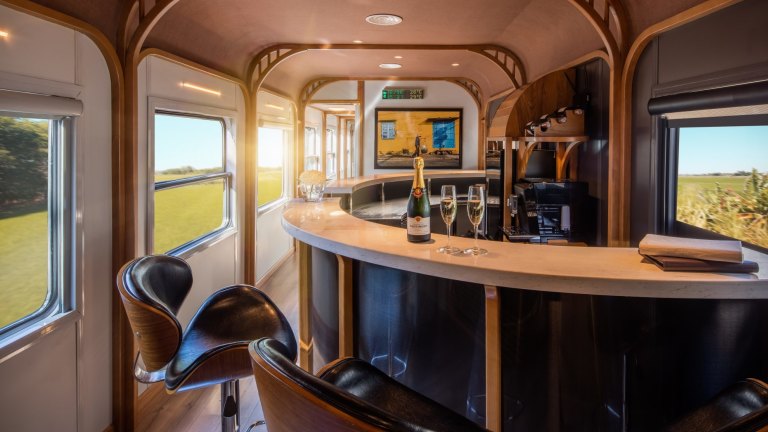 Inside The World's First Private Luxury Train From Top Yacht Designer