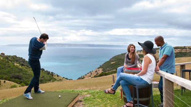 The One Par Golf Course at Dudley Wines on Kangaroo Island.    