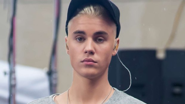 Unimpressed: Justin Bieber.