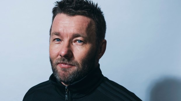 Joel Edgerton has stopped picking his fingernails now he's home in Sydney. 