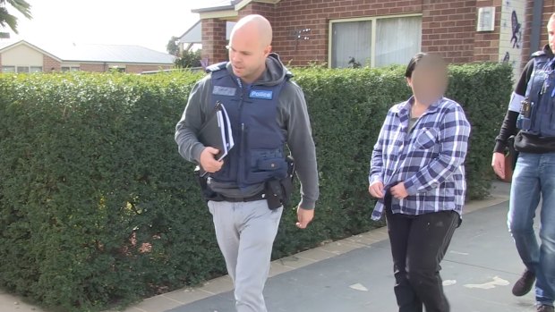 Task Force Echo detectives arrested three people after raids in Melbourne, Shepparton and Echuca.