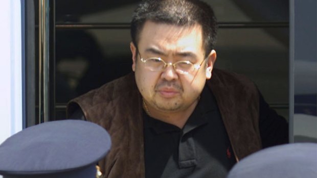 Kim Jong-nam at Tokyo's Narita international airport in 2001. 