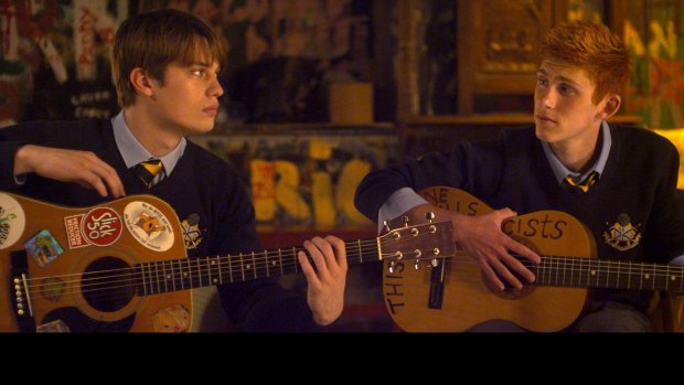 Fionn O'Shea (right) as Ned and Nicholas Galitzine as Conor. Their story in Handsome Devil is very much that of writer-director John Butler.