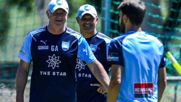 In the frame: Graham Arnold's success at the helm of Sydney FC could catapult him into the Socceroos job.