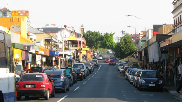 Boundary Street in West End, Brisbane.