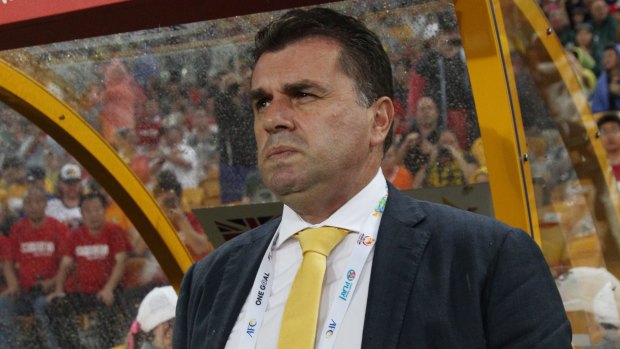 Sticking to the development plan ... Australian coach Ange Postecoglou is not impressed with the rumours and criticism aimed at himself and the Socceroos.