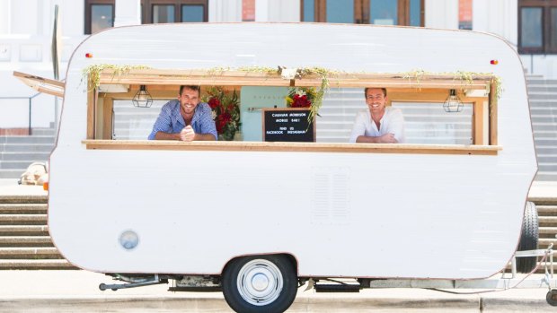 Canberra entrepreneurs Digby Walcott and Liam Thompson have launched CaraVan Morrison.