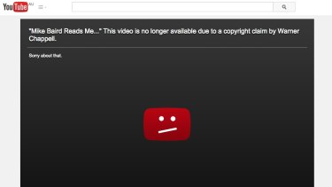 Mike Baird Twitter Video Pulled From Youtube After Copyright Claims