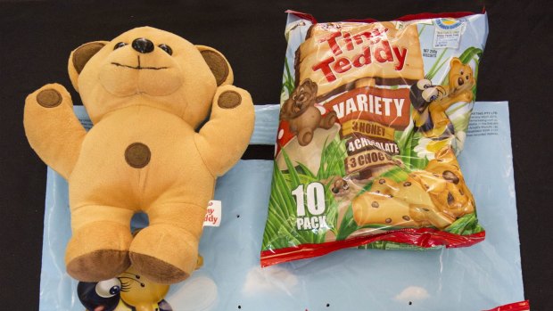 SYDNEY, AUSTRALIA - FEBRUARY 24:  Tiny Teddy biscuits show bag makes the Sydney Royal Easter Show  top ten bags for this year on February 24, 2016 in Sydney, Australia.  (Photo by Jessica Hromas/Fairfax Media)
