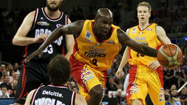 Sixers recruit: Ebi Ere during his stint with the Melbourne Tigers in 2009.