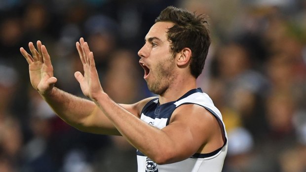 Geelong's Daniel Menzel.