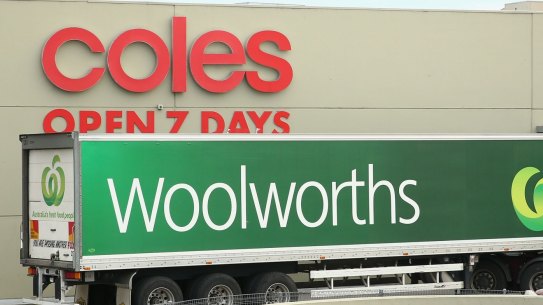 There's no suggestion that Coles is going to sit back and let Woolworths build a big lead.
