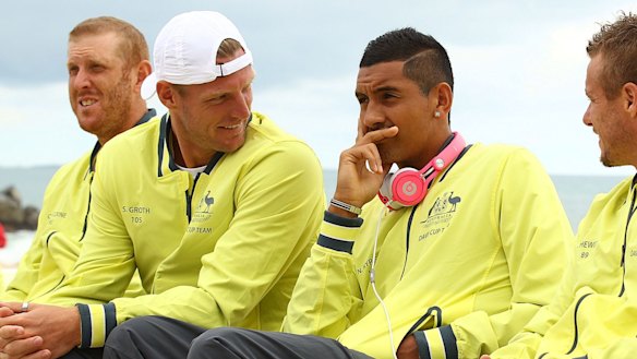 Sam Groth says Nick Kyrgios is excited about Davis Cup.