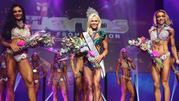 Alicia Gowans overcame a broken back to win a world title at the World Beauty Fitness and Fashion Worlds.
