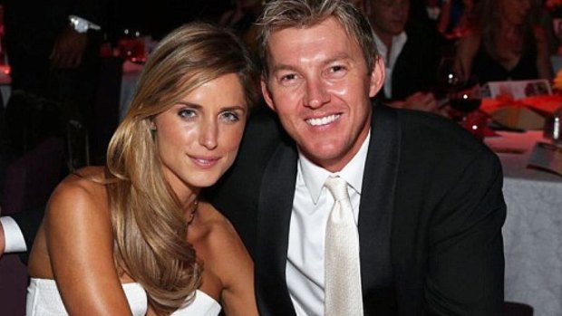 Former Test fast bowler Brett Lee (R) has lent his support to the Blues.
