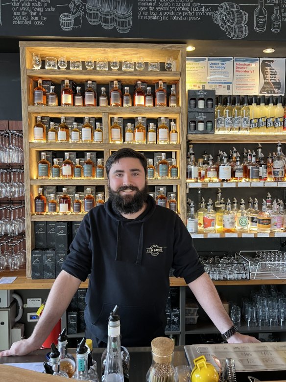 Timboon Railway Shed Distillery's Charlie Johnson.