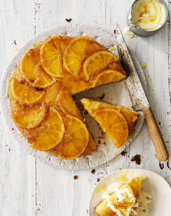 Serve this orange cake with cold custard or cream.