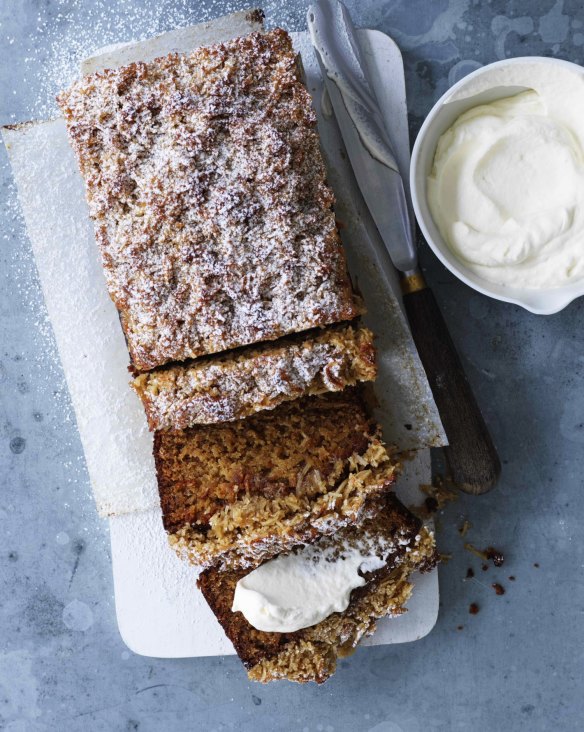 This crumble-topped loaf cake is inspired by Anzac biscuits.