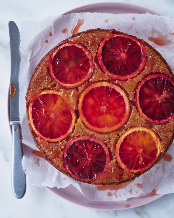 Bread-and-butter pudding  meets flourless orange cake.
