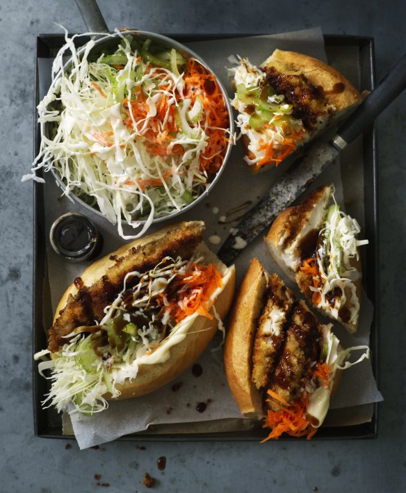 Chicken katsu meets banh mi.