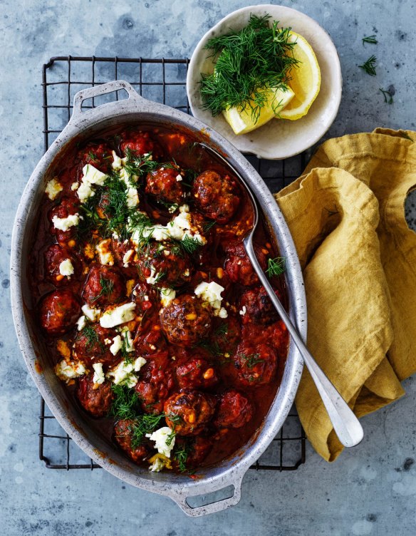 Serve these Middle Eastern meatballs hot or cold.