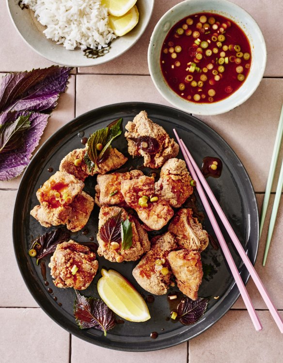 Karen Martini's Japanese-style fried chicken.