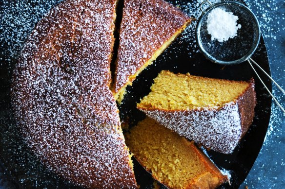 Adam Liaw's Portuguese orange, olive oil and honey cake.