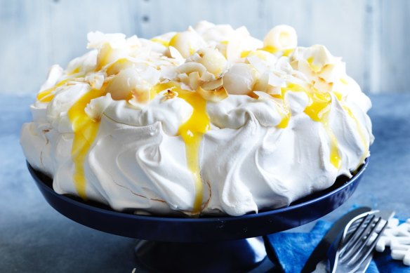 Adam Liaw's tropical pav screams summer.