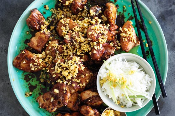 Adam Liaw's chicken salpicao recipe.