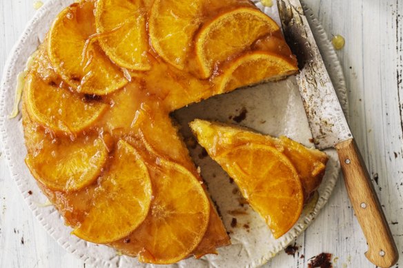 Serve this orange cake with cold custard or cream.