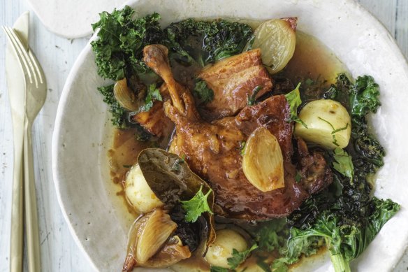 Andrew McConnell's braised duck legs.